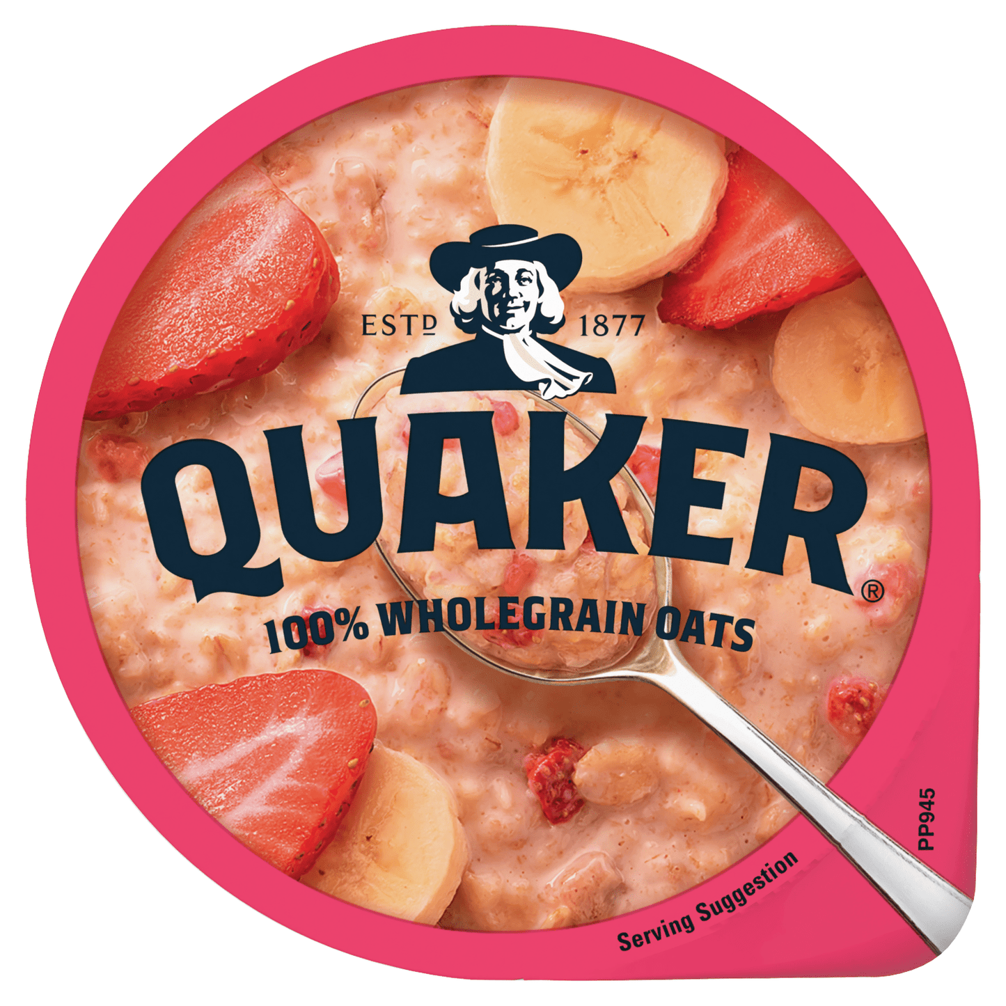 Quaker Oat So Simple Banana & Strawberry Porridge Pot 58g - UK Food & Drink - 5000108133384