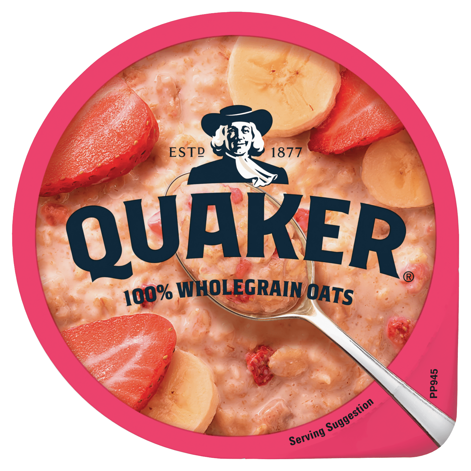 Quaker Oat So Simple Banana & Strawberry Porridge Pot 58g - UK Food & Drink - 5000108133384