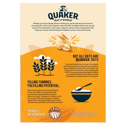 Quaker Oat So Simple Big Bowl Golden Syrup Porridge Sachets 6x49.6g - UK Food & Drink - 5000108170938