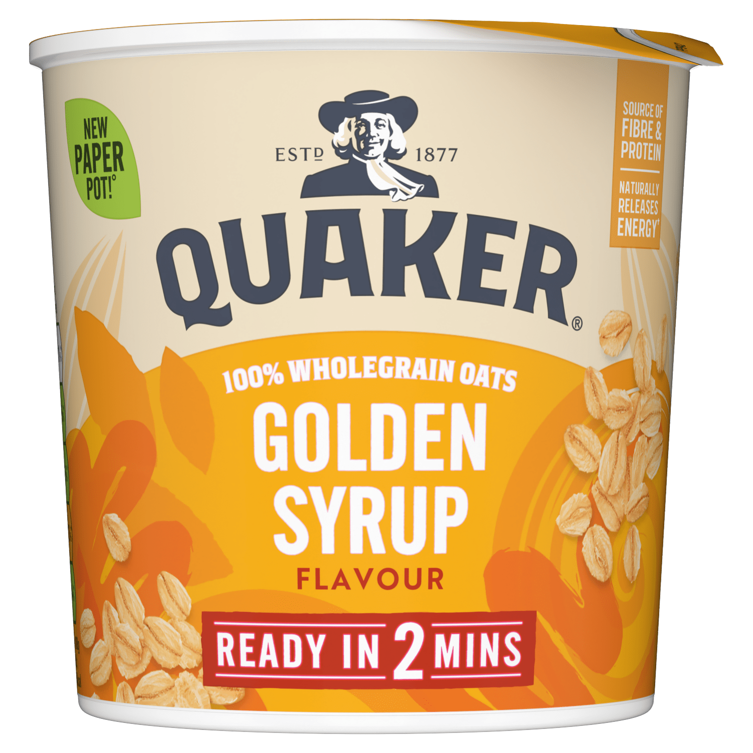 Quaker Oat So Simple Golden Syrup Porridge Pot 57g - UK Food & Drink - 5000108589945