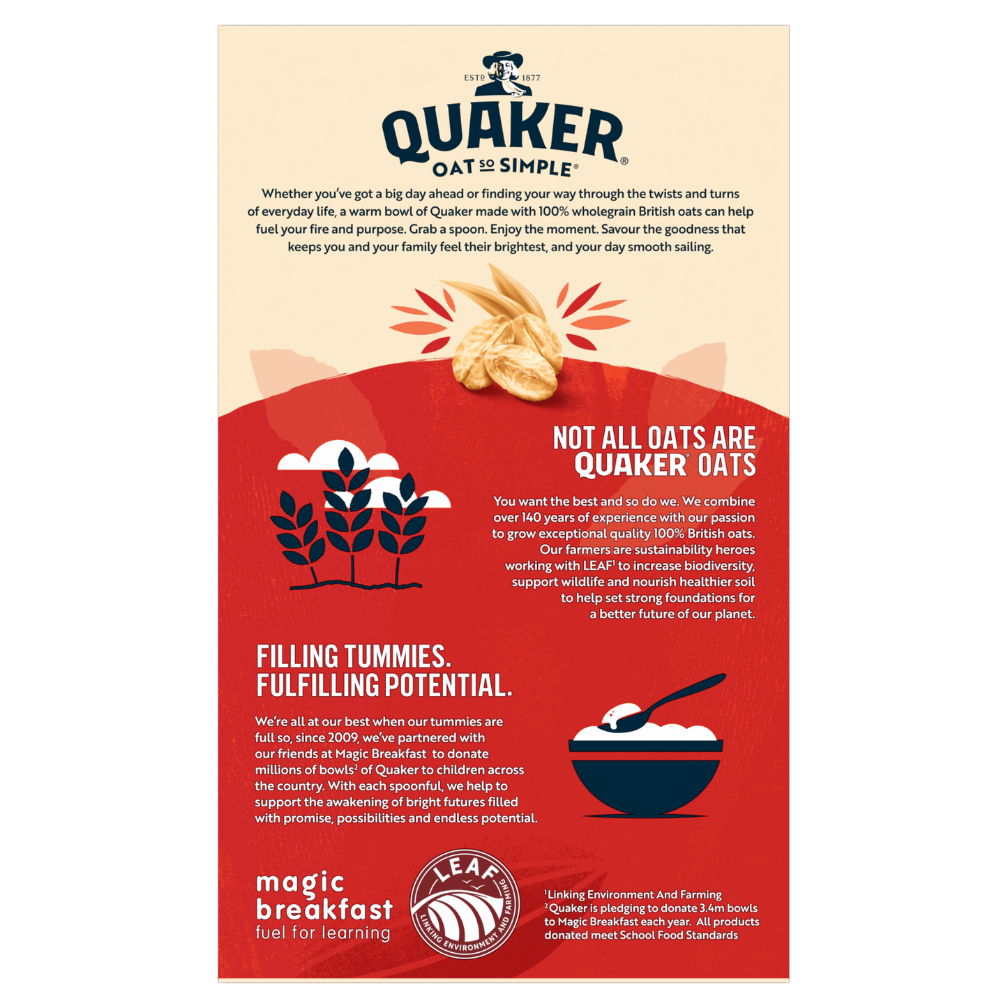 Quaker Oat So Simple Original Porridge Sachets 10x27g - UK Food & Drink - 5000108280941