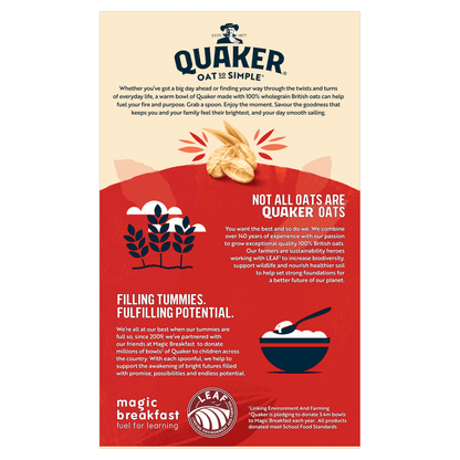 Quaker Oat So Simple Original Porridge Sachets 10x27g - UK Food & Drink - 5000108280941