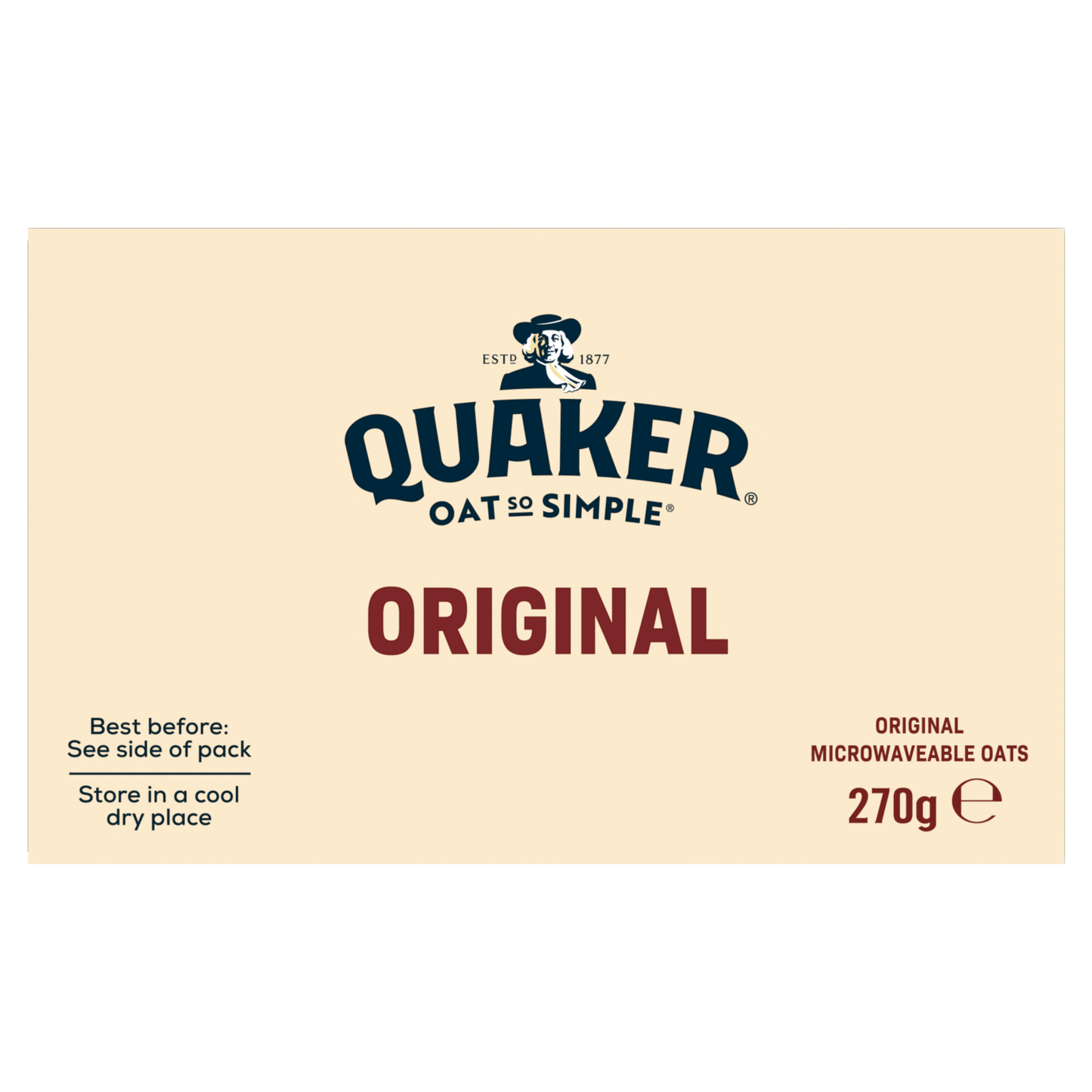 Quaker Oat So Simple Original Porridge Sachets 10x27g - UK Food & Drink - 5000108280941