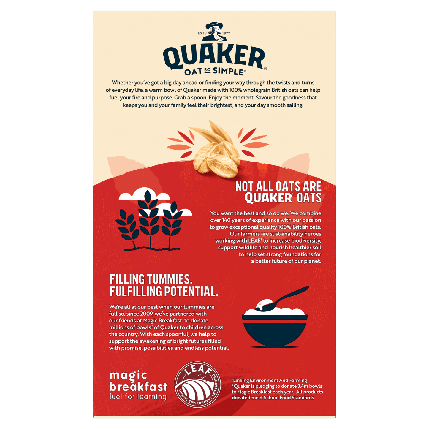 Quaker Oat So Simple Original Porridge Sachets 6 x 27g - UK Food & Drink - 5000108031710