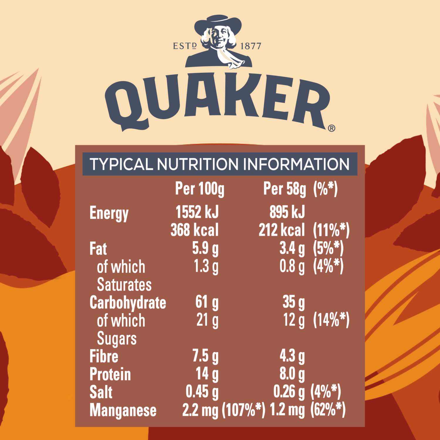 Quaker Oats Hazelnut Chocolate Porridge Pot 58g - UK Food & Drink - 5000108033837