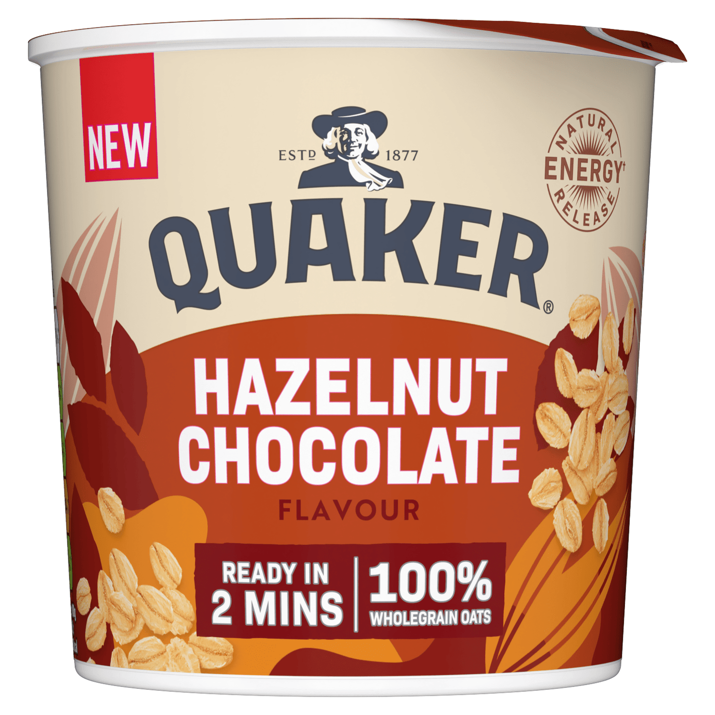Quaker Oats Hazelnut Chocolate Porridge Pot 58g - UK Food & Drink - 5000108033837