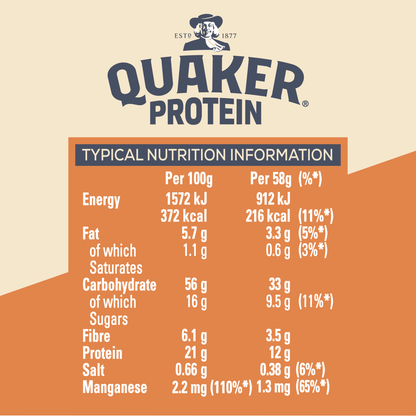 Quaker Oats High Protein Peanut Butter Porridge Pot 59g - UK Food & Drink - 5000108033677