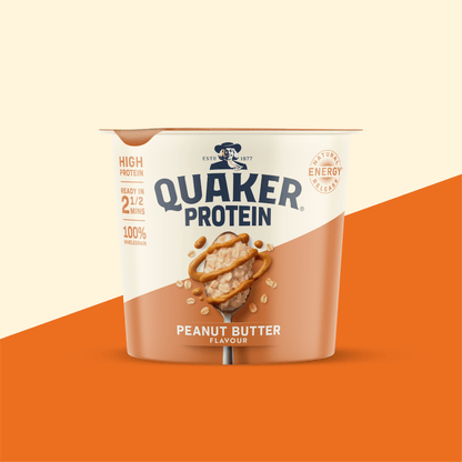 Quaker Oats High Protein Peanut Butter Porridge Pot 59g - UK Food & Drink - 5000108033677