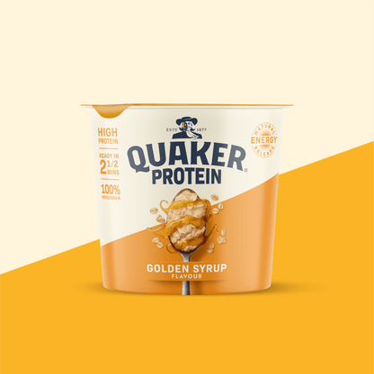 Quaker Oats Protein Golden Syrup Porridge Pot 63g - UK Food & Drink - 5000108974208