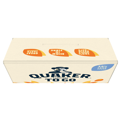 Quaker Porridge To Go Golden Syrup Breakfast Bars 2x55g - UK Food & Drink - 5000108763024