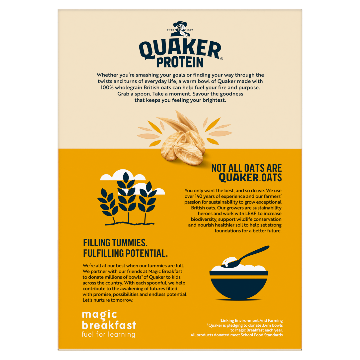 Quaker Protein Golden Syrup Porridge Sachets Oat so Simple 8x43g - UK Food & Drink - 5000108982272