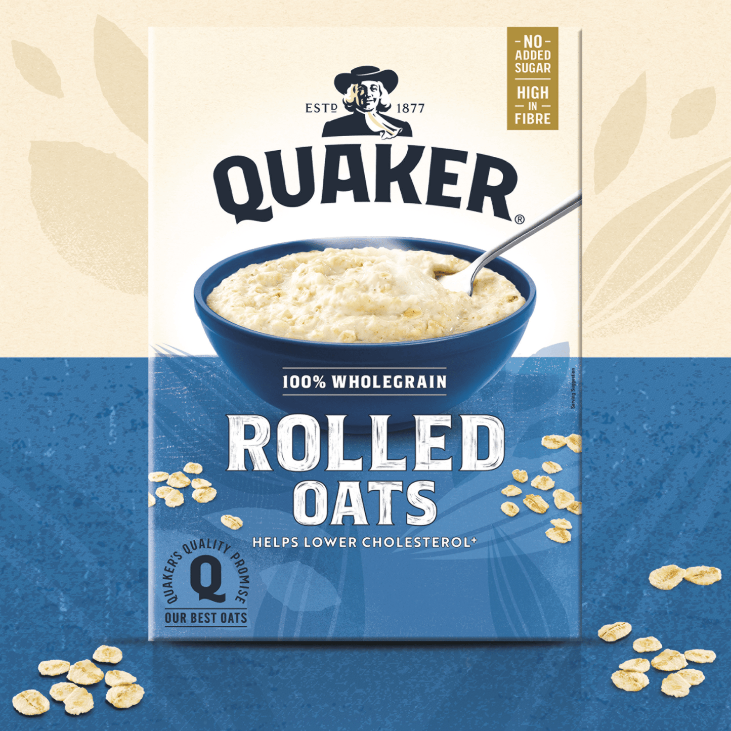 Quaker Rolled Porridge Oats 1kg - UK Food & Drink - 5000108022152