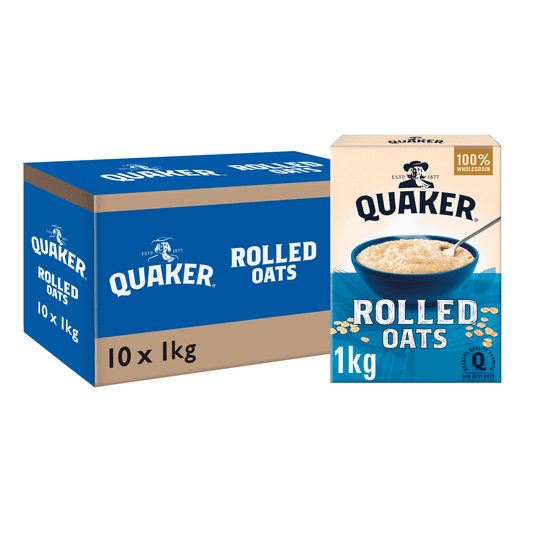Quaker Rolled Porridge Oats 1kg - UK Food & Drink - 5000108022152