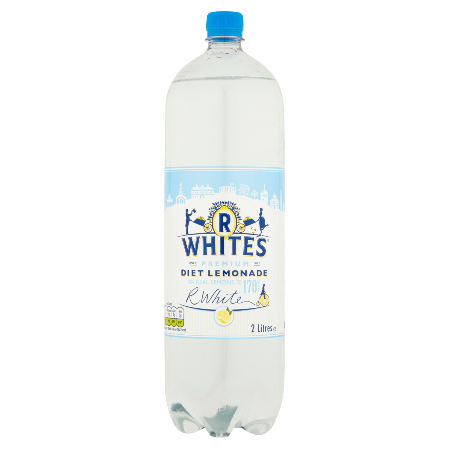 R White's Premium Diet Lemonade 2 Litres - UK Food & Drink - 5010018002212