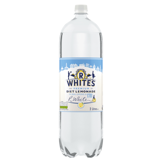 R White's Premium Diet Lemonade 2 Litres - UK Food & Drink - 5010018002212