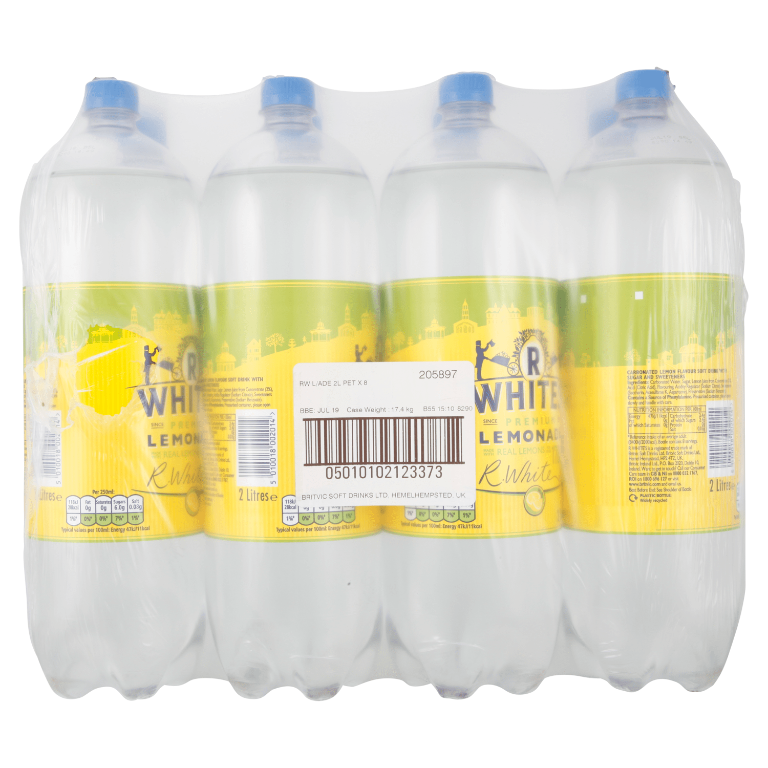 R White's Premium Lemonade 2 Litres - UK Food & Drink - 5010018002014