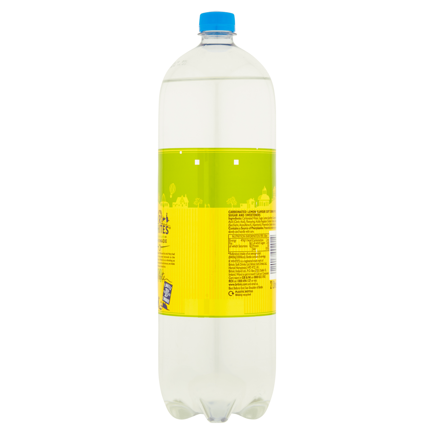 R White's Premium Lemonade 2 Litres - UK Food & Drink - 5010018002014