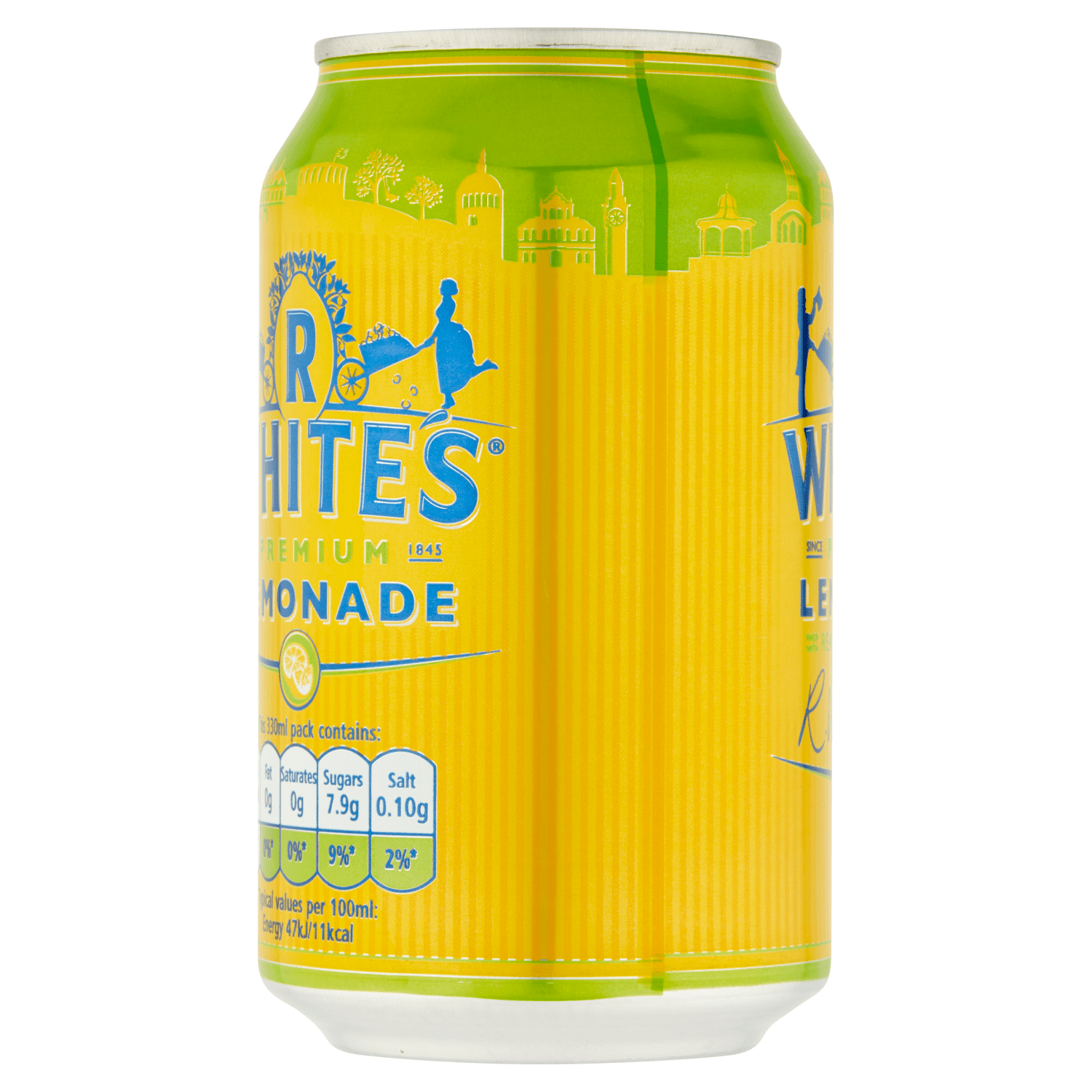 R Whites Premium Lemonade 330ml - UK Food & Drink - 5010018003165