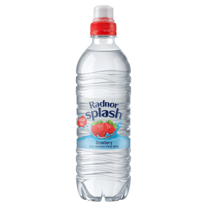 Radnor Splash Strawberry Still Flavoured Spring Water 6 x 500ml - UK Food & Drink - 5026109006557