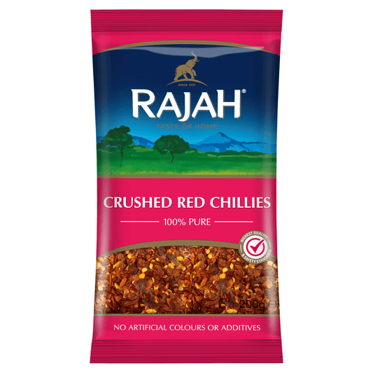 Rajah Crushed Red Chillies 200g - UK Food & Drink - 5015821145866