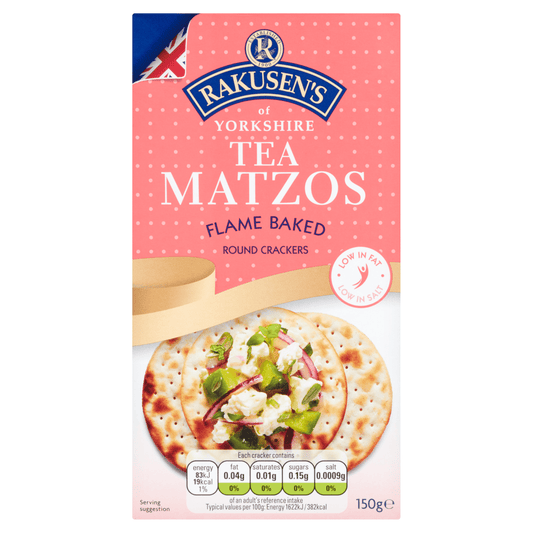 Rakusens Tea Matzos 150g - UK Food & Drink - 5010112000046