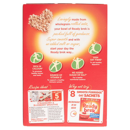 Ready Brek Smooth Porridge Oats Original 450g - UK Food & Drink - 5010029219494