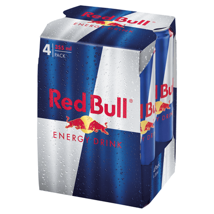 Red Bull Energy Drink, 355ml (4 Pack) - UK Food & Drink - 9002490210229
