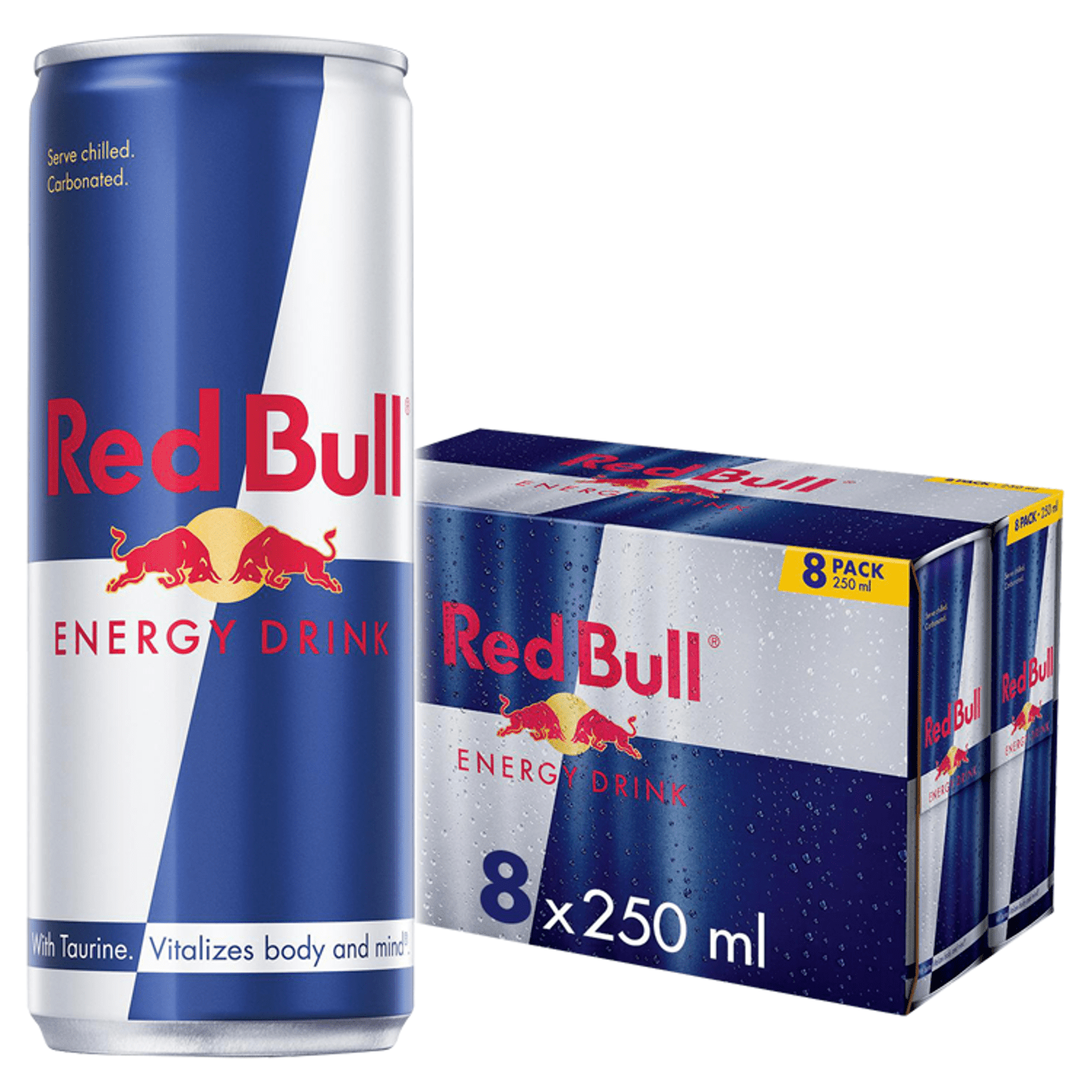 Red Bull Energy Drink 8 x 250ml - UK Food & Drink - 9002490204143