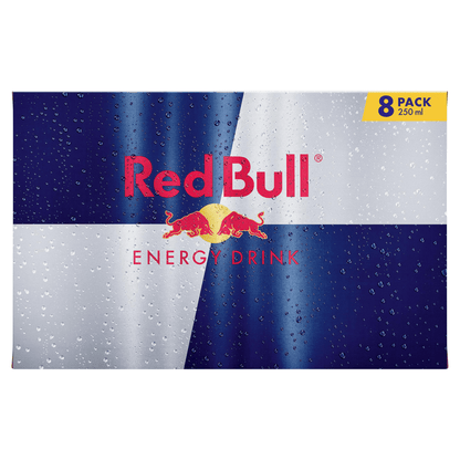 Red Bull Energy Drink 8 x 250ml - UK Food & Drink - 9002490204143