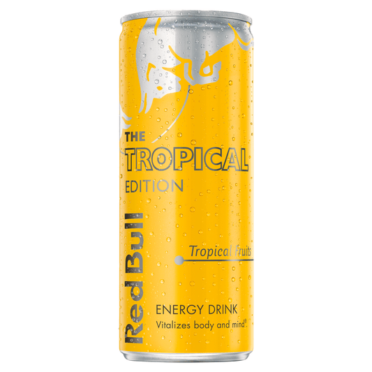 Red Bull The Tropical Edition Tropical Fruits Energy Drink 250ml - UK Food & Drink - 90415739