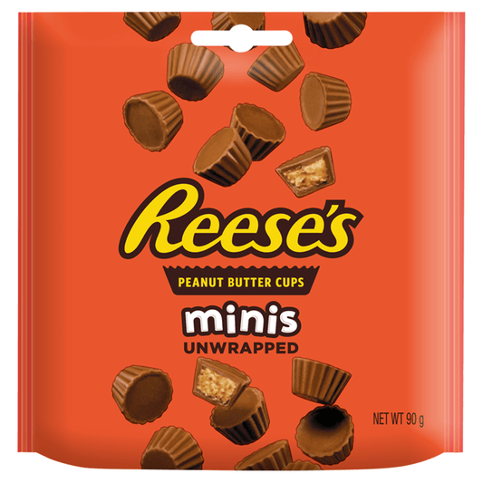 Reese's Minis Unwrapped Peanut Butter Cups 90g - UK Food & Drink - 34000470693