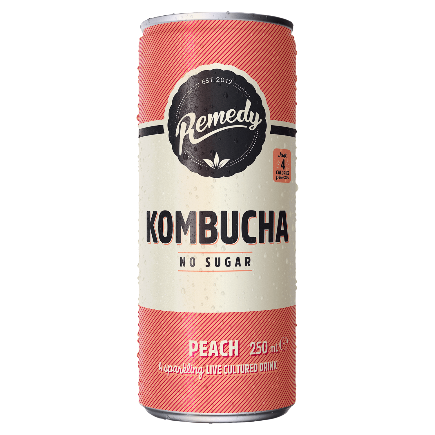Remedy Kombucha Peach 250ml - UK Food & Drink - 9350271000669