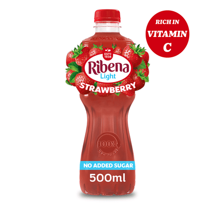 Ribena Strawberry Juice Drink No Added Sugar 500ml - UK Food & Drink - 5054267002319