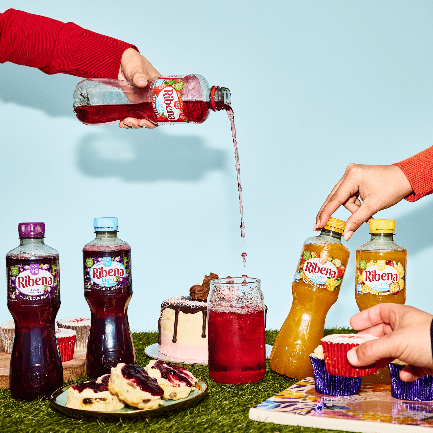 Ribena Strawberry Juice Drink No Added Sugar 500ml - UK Food & Drink - 5054267002319