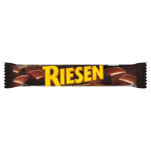 Riesen Dark Chocolate Chewy Toffee 45g - UK Food & Drink - 40144924