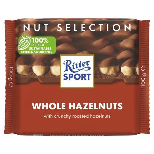 Ritter Sport Nut Selection Whole Hazelnuts 100g - UK Food & Drink - 4000417700001