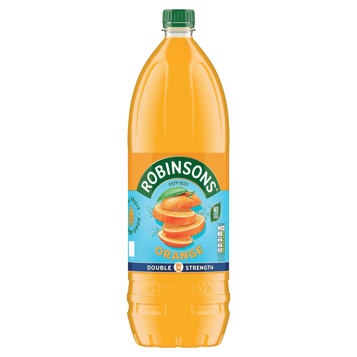 Robinsons Double Strength Orange No Added Sugar Fruit Squash 1.75 L - UK Food & Drink - 5010102114135