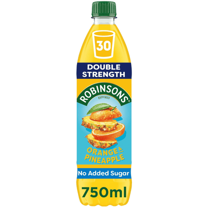 Robinsons Double Strength Orange & Pineapple 750ml - UK Food & Drink - 5010102245181