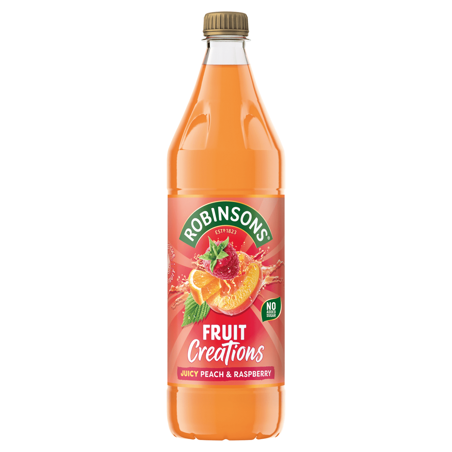Robinsons Fruit Creations Peach & Raspberry 1L - UK Food & Drink - 5010102240421