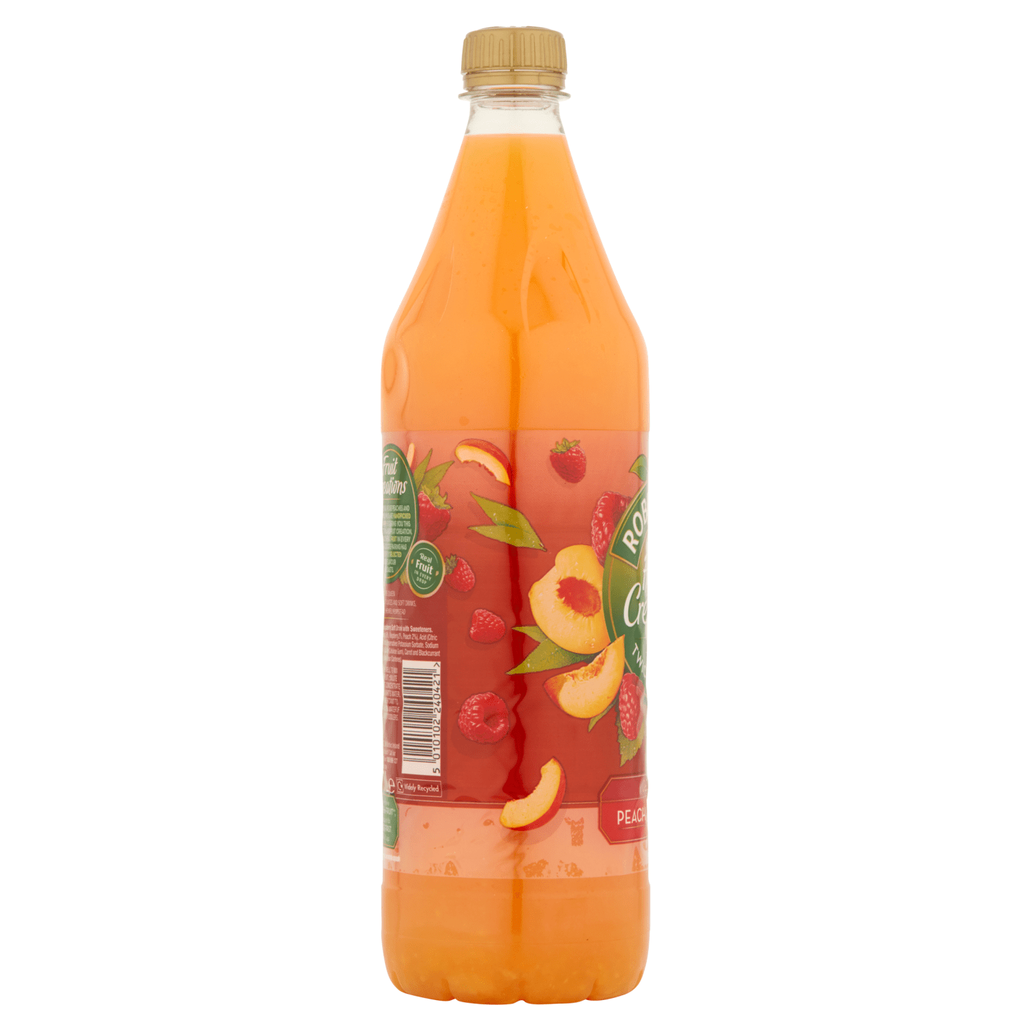 Robinsons Fruit Creations Peach & Raspberry 1L - UK Food & Drink - 5010102240421
