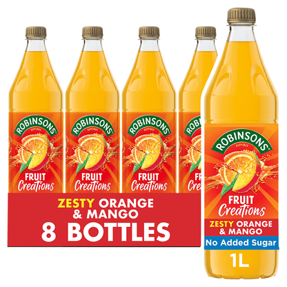 Robinsons Fruit Creations Zesty Orange and Mango 1L - UK Food & Drink - 5010102240384