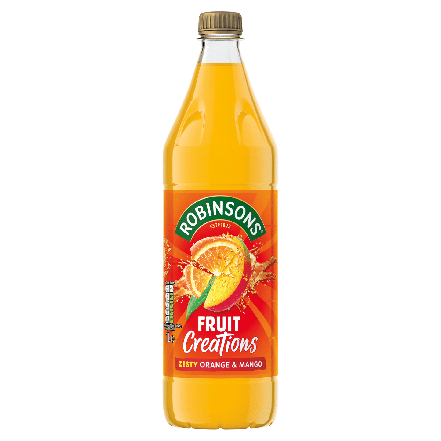Robinsons Fruit Creations Zesty Orange and Mango 1L - UK Food & Drink - 5010102240384