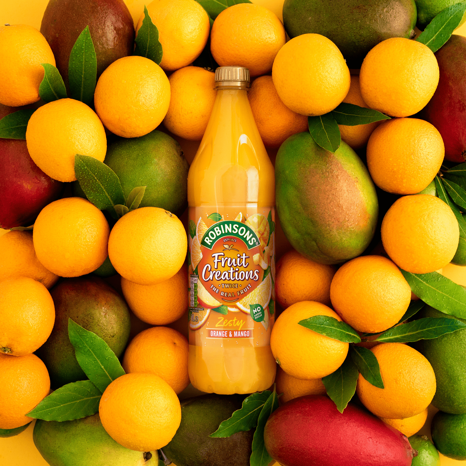 Robinsons Fruit Creations Zesty Orange and Mango 1L - UK Food & Drink - 5010102240384