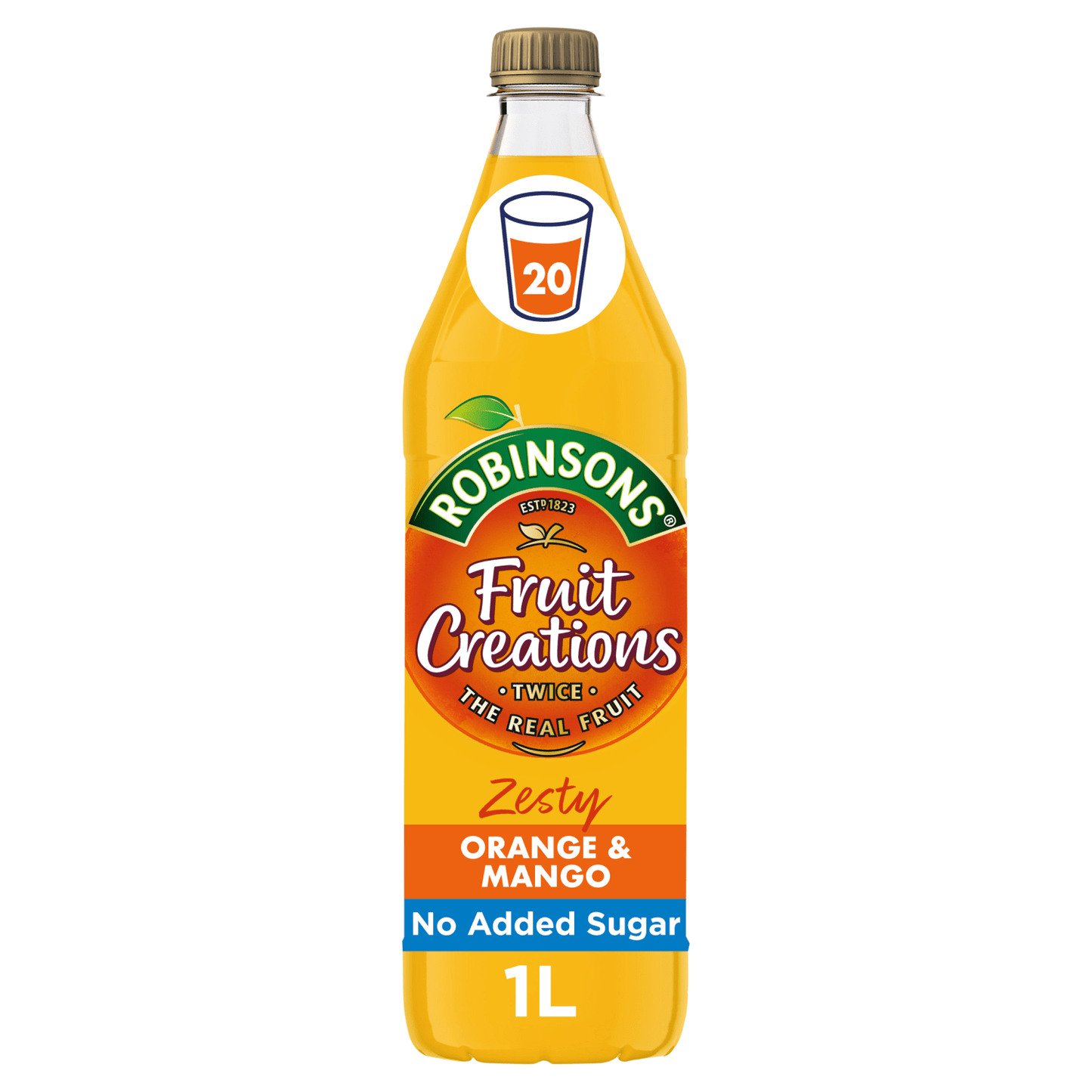Robinsons Fruit Creations Zesty Orange and Mango 1L - UK Food & Drink - 5010102240384