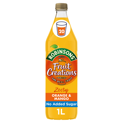 Robinsons Fruit Creations Zesty Orange and Mango 1L - UK Food & Drink - 5010102240384