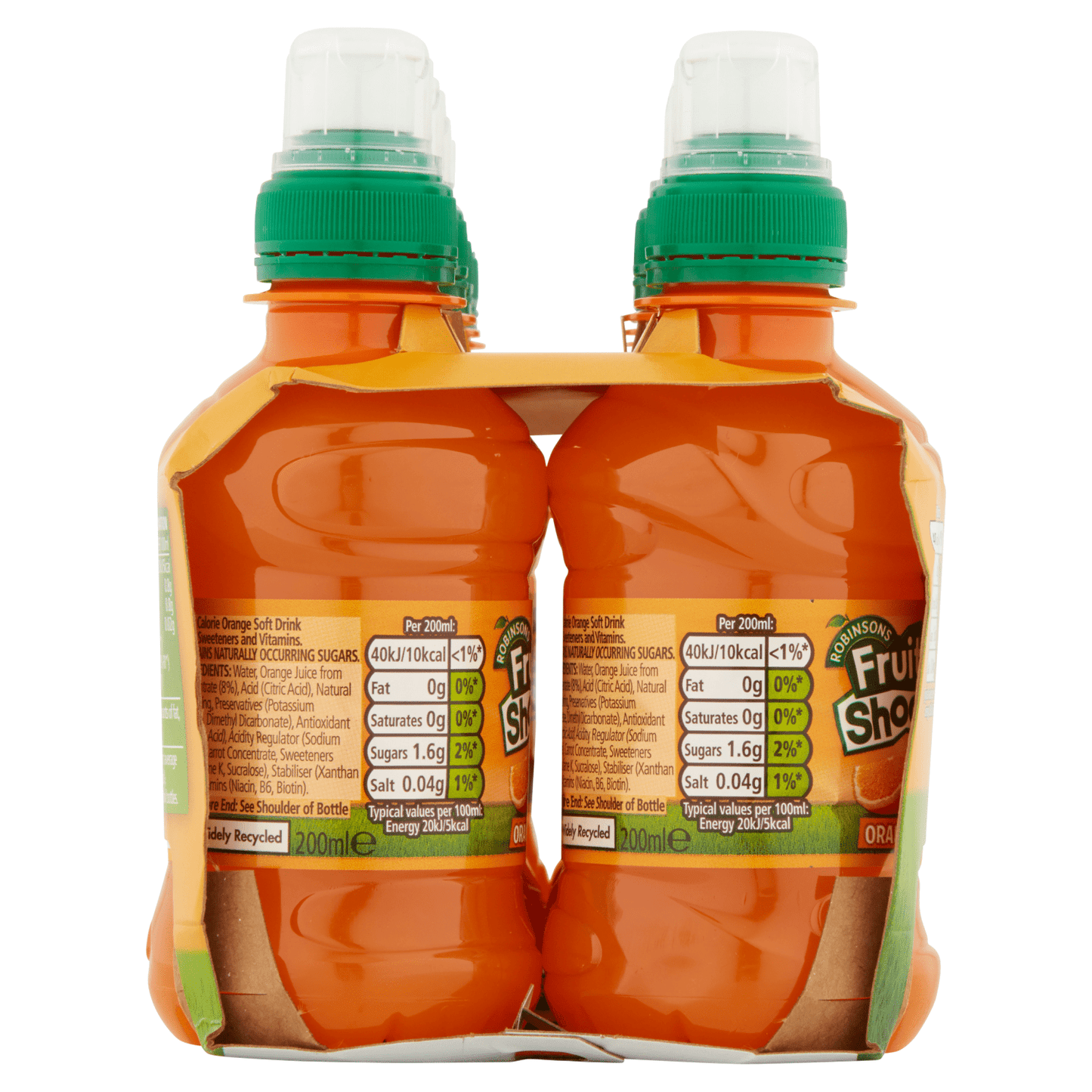 Robinsons Fruit Shoot Orange Juice Drink 8 x 200ml - UK Food & Drink - 5010102111967
