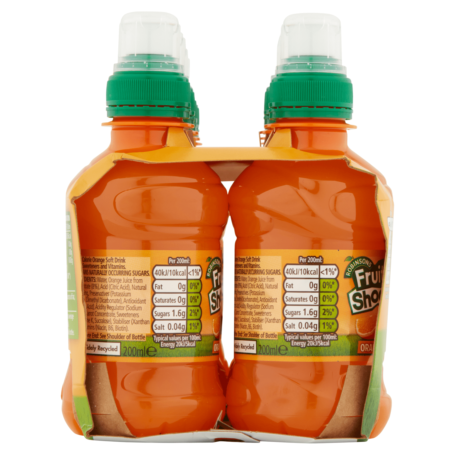 Robinsons Fruit Shoot Orange Juice Drink 8 x 200ml - UK Food & Drink - 5010102111967