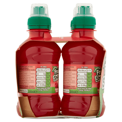Robinsons Fruit Shoot Summer Fruits Juice Drink 4 x 200ml - UK Food & Drink - 5010102111936