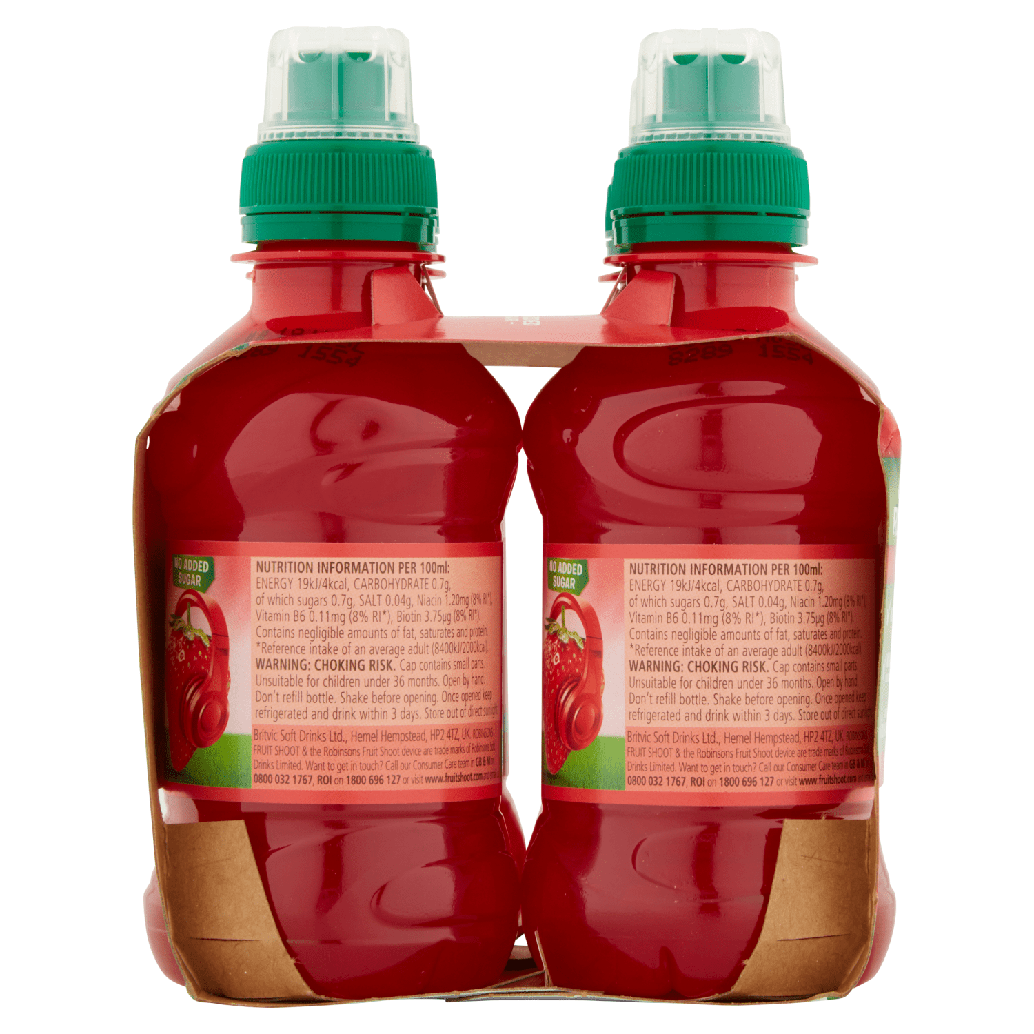 Robinsons Fruit Shoot Summer Fruits Juice Drink 4 x 200ml - UK Food & Drink - 5010102111936