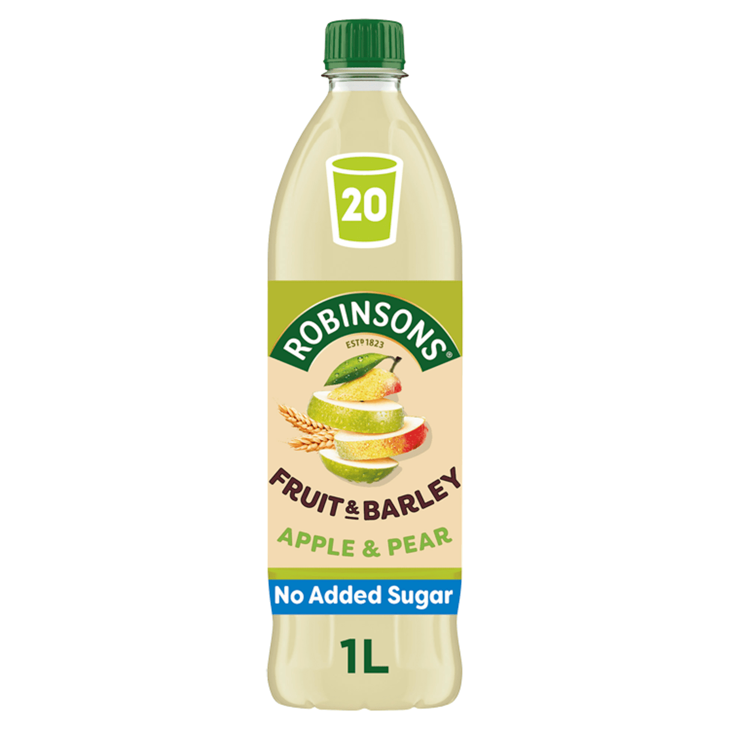 ROBINSONS Real Fruit & Barley in Every Drop Apple & Pear 1 Litre - UK Food & Drink - 5010102109643